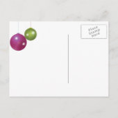 Christmas Open House Party Invitation Briefkaart (Achterkant)