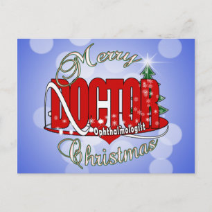 CHRISTMAS Ophthalmoloog OOOGARTS Feestdagenkaart