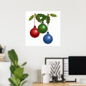 CHRISTMAS ORNAMENS POSTER (Thuiskantoor)