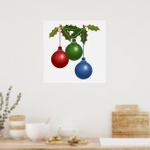 CHRISTMAS ORNAMENS POSTER (Keuken)