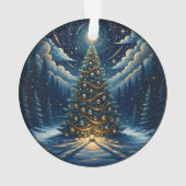 Christmas Ornament 2025 – Winter Night Tree 1 (dos)