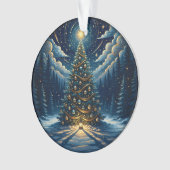 Christmas Ornament 2025 – Winter Night Tree 1 (devant)