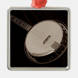 CHRISTMAS ORNAMENT BANJO ENTHUISIAST