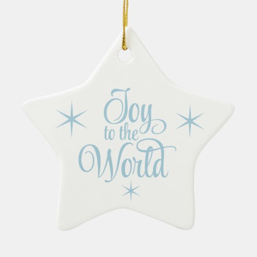 Christmas Ornament Joy to the World (Voorkant)