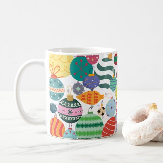 Christmas Ornaments Koffiemok (Met donut)
