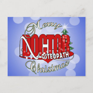 CHRISTMAS OSTEOPATH DOCTOR FEESTDAGENKAART