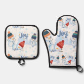 christmas ovenwant & pannenlap set (Voorkant)