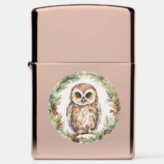 christmas owl illustration owl wall art holiday ow