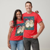 CHRISTMAS OWL OWLS T-SHIRTS (Unisexe)