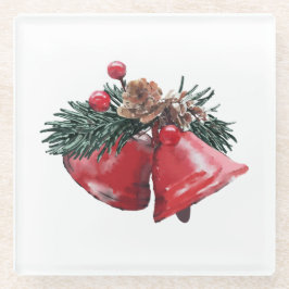 Christmas Paper Coasters Glazen Onderzetter