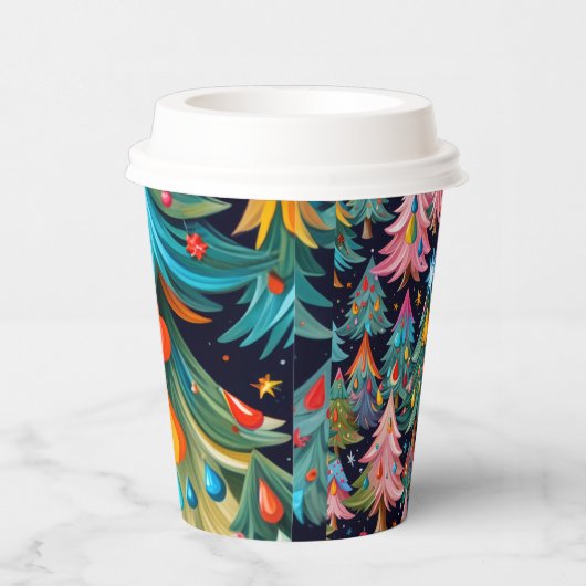Christmas Paper cup Papieren Bekers (Rechts)