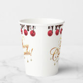 Christmas paper cups papieren bekers (Rechts)
