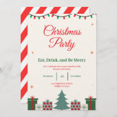 Christmas Party Invitation (Devant / Derrière)