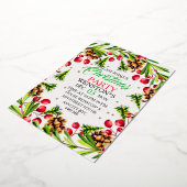 Christmas Party Invitation Template | Elegant Holi (Rotation)