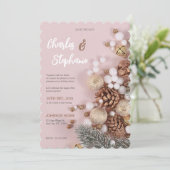 Christmas Party Invitation, Wedding Invitations (Debout devant)