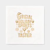 Christmas party spirits taster funny quote (Recto)