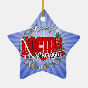 CHRISTMAS PATHOLOGIST DOCTOR KERAMISCH ORNAMENT