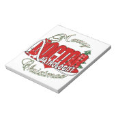 CHRISTMAS PATHOLOGIST DOCTOR NOTITIEBLOK (Gedraaid)