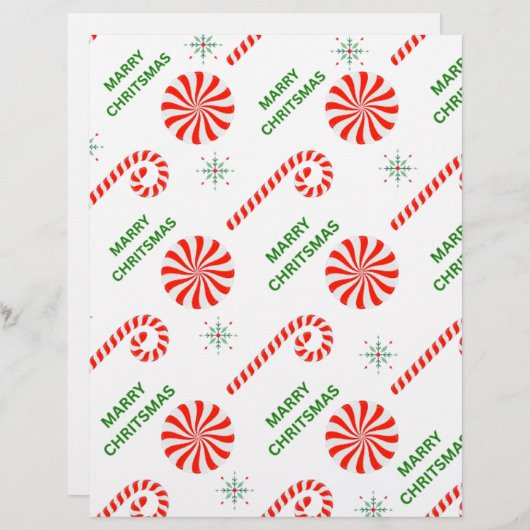 Christmas Pattern (Voorkant / Achterkant)