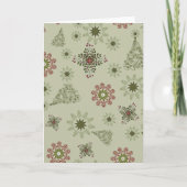 Christmas pattern backgrounds seamless surface pat kaart (Voorkant)