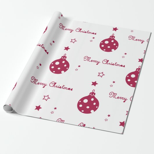 Christmas pattern cadeaupapier (Uitgerold)