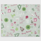 Christmas pattern  cadeaupapier (Vlak)