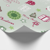 Christmas pattern  cadeaupapier (Hoek)