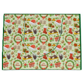 Christmas Pattern Cadeautas (Voorkant)