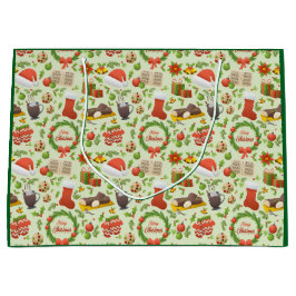 Christmas Pattern Cadeautas