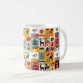 Christmas Pattern Koffiemok (Voorkant rechts)