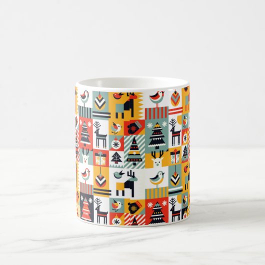 Christmas Pattern Koffiemok (Center)