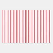 Christmas pattern text Red set Wrapping Paper (Voorkant 2)