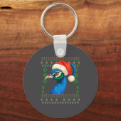 Christmas Pea Ugly Xmas Sweater  Sleutelhanger (Voorkant)