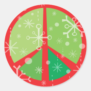 Christmas Peaces STICKERS