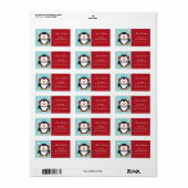 Christmas Penguin Gift Label Labels (Full Sheet)