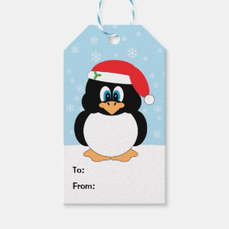 Christmas Penguin Gift Labels Cadeaulabel