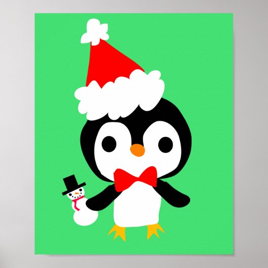 Christmas Penguin Poster 2 (Devant)