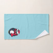 Christmas Penguin Towel Set  Bad Handdoek (Handdoek)