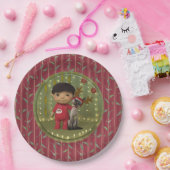 Christmas Pet Friend Papier Bord (Feest)