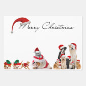 CHRISTMAS PETS Wrapping Paper Flat Sheet Set van 3 (Voorkant 3)