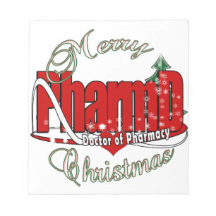 CHRISTMAS PharmD Doctor in de farmacie Notitieblok