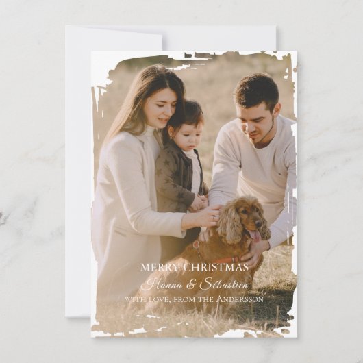 Christmas Photo Feestdagenkaart (Voorkant)