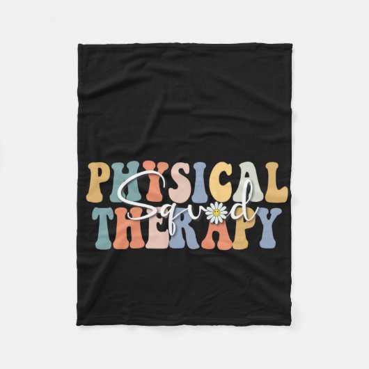 Christmas Physical Therapy Pt Squad Pediatric Ther Fleece Deken (Voorkant)