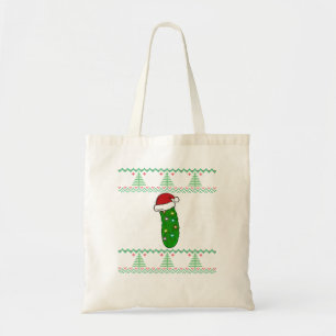 Christmas Pickle ~ Funny Ugly Tote Bag