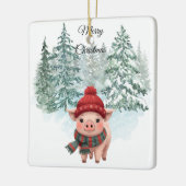 Christmas Pig Ornament (Links)