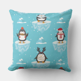 Christmas Pillow with Iceberg Pattern Kussen