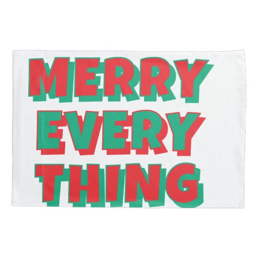 Christmas Pillowcase Kussensloop (Achterkant)