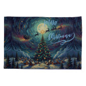 Christmas Pillowcase Standard 20x30 Starry Night Kussensloop (Achterkant)