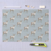 Christmas Pine Green Rustic Deer Tissuepapier (Craft)