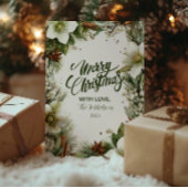 Christmas Pine Greenery Elegance Feestdagenkaart